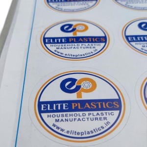 PVC Sticker Manufacturers, Tear-proof plastic base