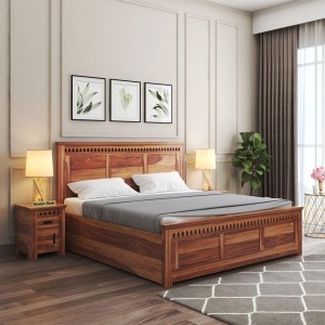 Queen Size Wooden Bed