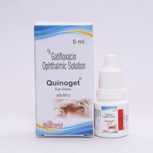 Quinoget Eye Drops, Ocular bacterial protection