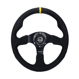 Racing Steering Wheel, Reinforced, leather material