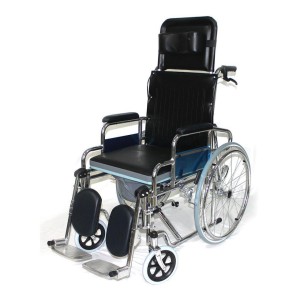 Reclining Wheelchair Commode 