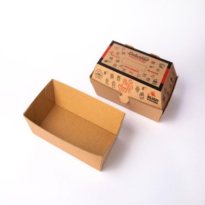 Recyclable Cardboard Food Packaging Box, Reusable pulp