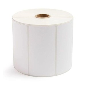 Recycled Barcode Label Roll, 100mm x 60mm size type