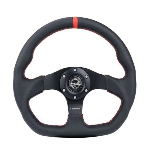 Reinforced Steering Wheel, Black stitch color