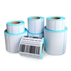 Resistant Barcode Sticker Roll, Synthetic paper
