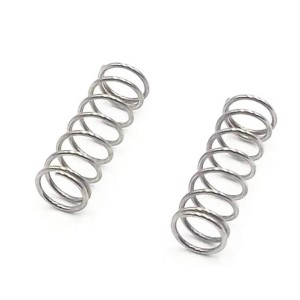 Round Helical Coil Spring, 9 inch length, silver