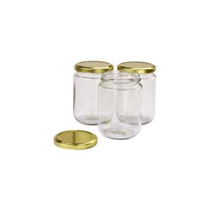 Round Honey Glass Jars