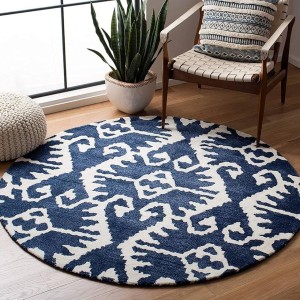 Round Living Room Carpet Rug, cozy & decorative