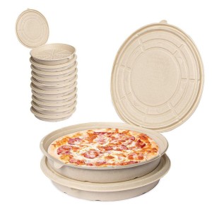 round pizza box, Circular corrugated design