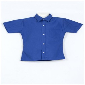 Royal Blue School Uniform Shirt, Long-lasting and soft material