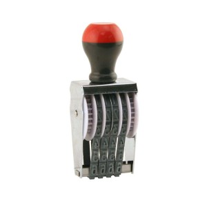 Rubber Number Stamp