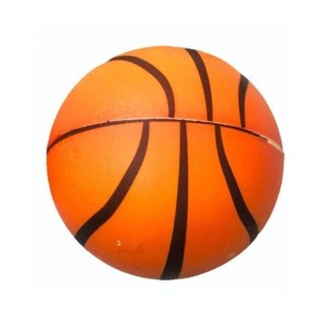 Rubber Orange Sports Ball, 63mm size, water resist