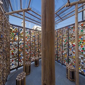 Rustic Bamboo Pavilion, Resthouse, small house design