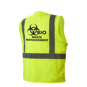 screen printed safety vests, Any Logo, Text or Design
