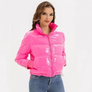 Shiny Pink Ladies Jackets