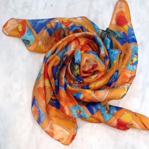 Silk Digital Print Scarves