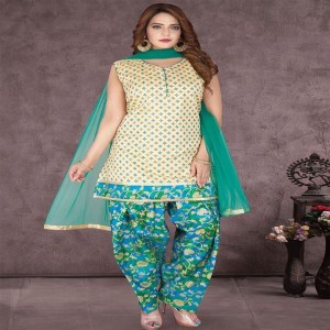 Silk Fancy Patiala Suit