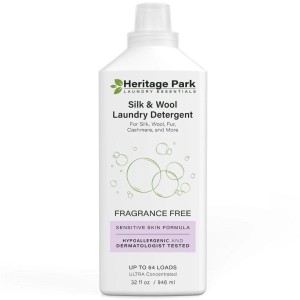 Silk & Wool Wash Liquid Detergent, textile protection