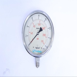 Silver Air Pressure Gauge