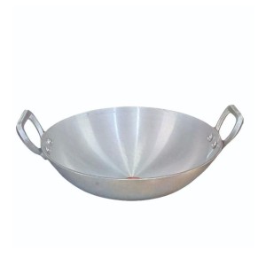 Silver Aluminium Kadai