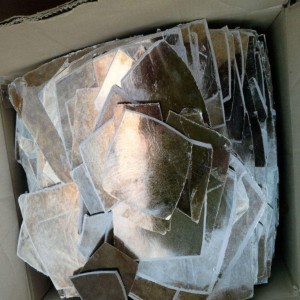 Silver Cut Mica Block