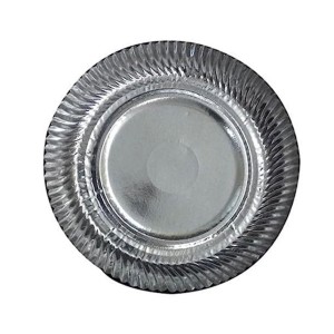 Silver Paper Plate