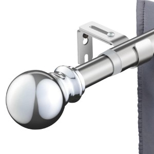 Silver Rod Curtain Bracket