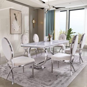 Silver Ss Dining Table
