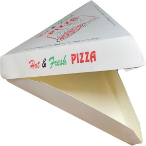 single slice pizza box, Triangular pizza slice fit