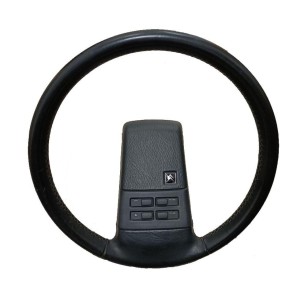Single Spoke Steering Wheel, Black, matte finishing
