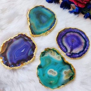 Slice Agate Coaster