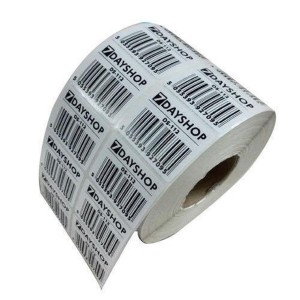 small barcode sticker, custom sizes available