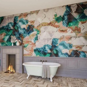 small mosaic wall tiles, Compact patterned tile cuts