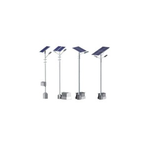 Solar Panel Street Light Pole