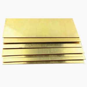 Solid Brass Sheet, High copper-zinc composition