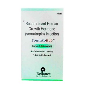 Somatorel 5mg Injection, Growth hormone therapy