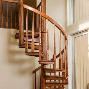 Spiral Wooden Staircase