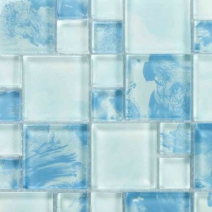 beautiful Square Sky Blue Wall Tile