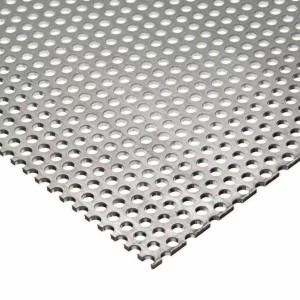 SS Finished Perforated Sheet, Smooth surface finish