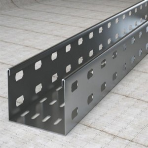 Stainless Steel Cable Tray, Rectengular, shiny look