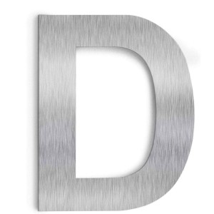 Stainless Steel D Letter