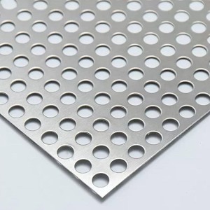 Stainless Steel Perforated Sheet, Round hole patterns