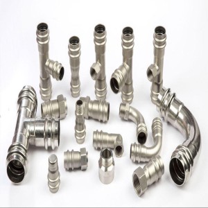 stainless steel press fittings, O-ring seal