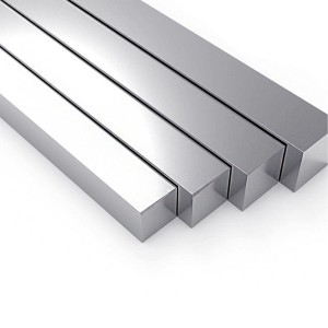 Stainless Steel Square Rod, Precision-cut square shape
