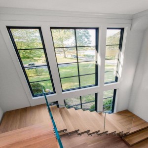 Stair Window Glass Design, Indoor and outdoor