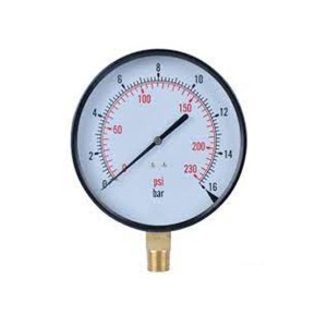 Steel Black Pressure Gauge