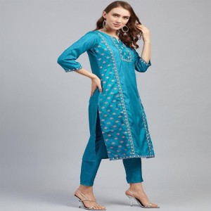 Straight Silk Kurtis