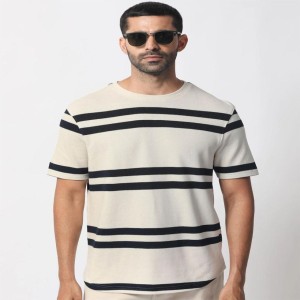Stripes Half Sleeves T-shirt