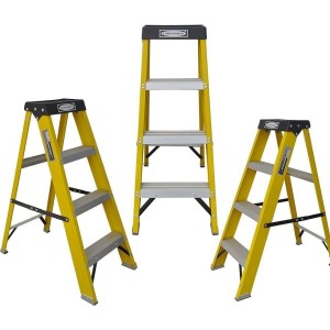 Supporting Folding Ladders