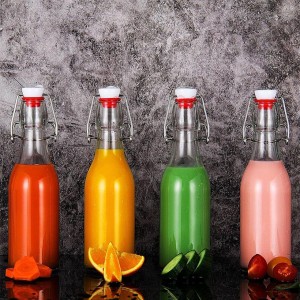 Swing Cap Bottles, Fine finishing, plain pattern